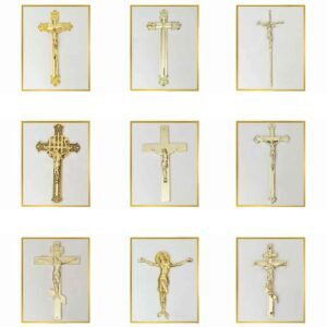 Plastic Casket Crucifix & Cross Decorations