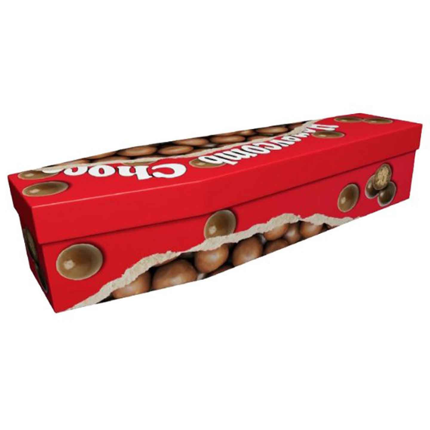 Chocolate Theme Cardboard Coffin