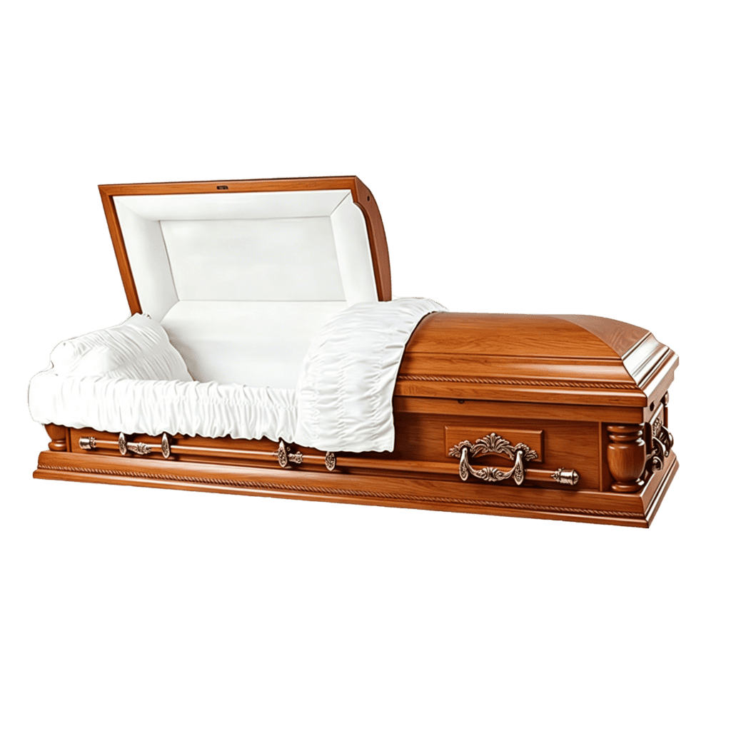 American Style Solid Wood Casket