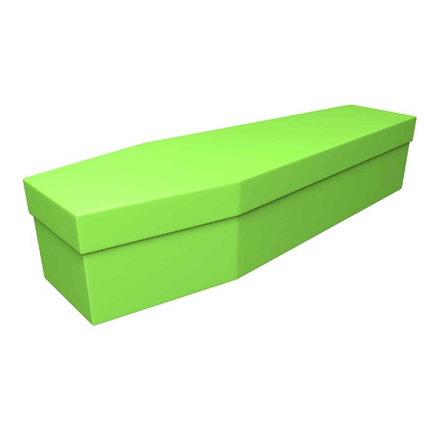 Green Cardboard Coffin
