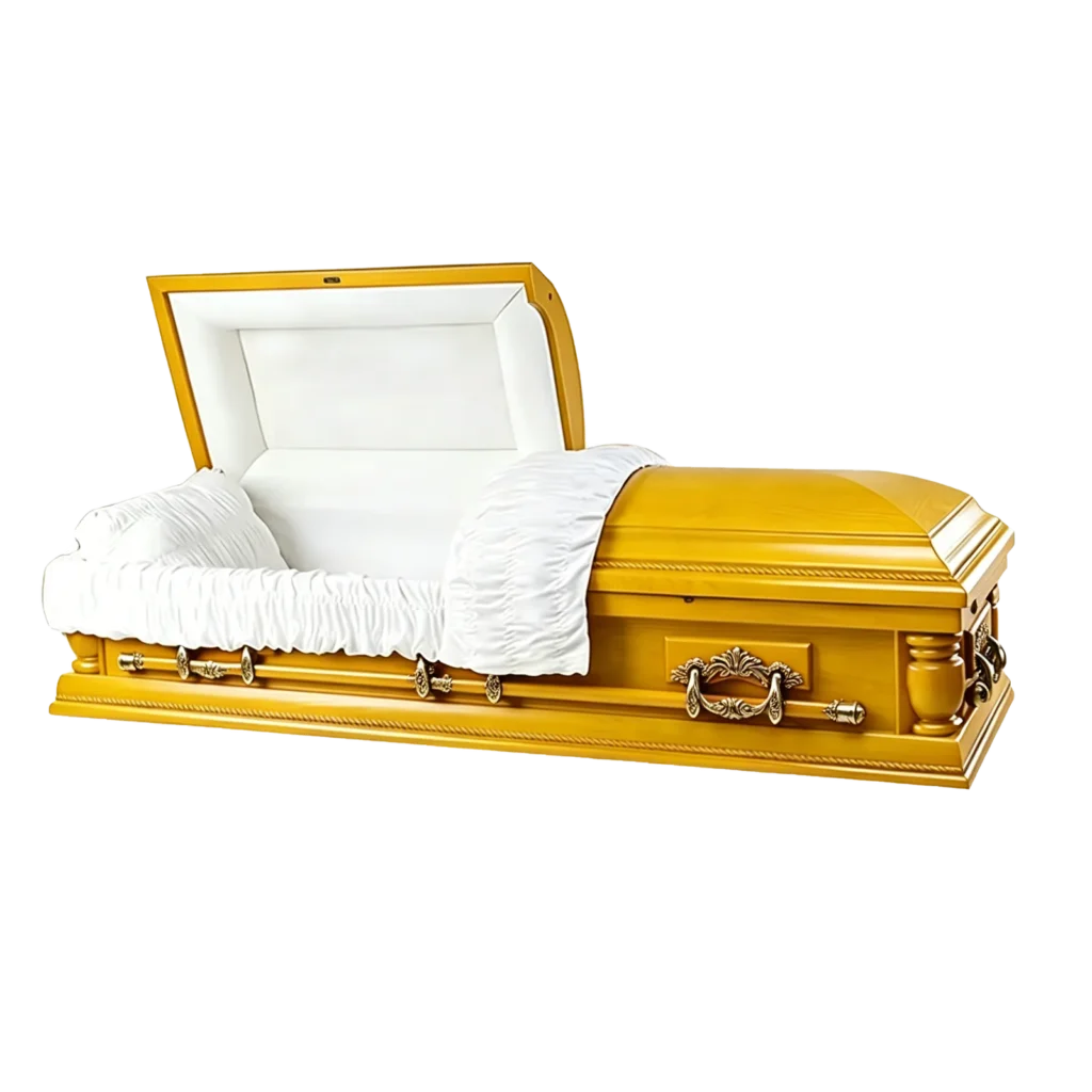 American Style Oak Wood Casket